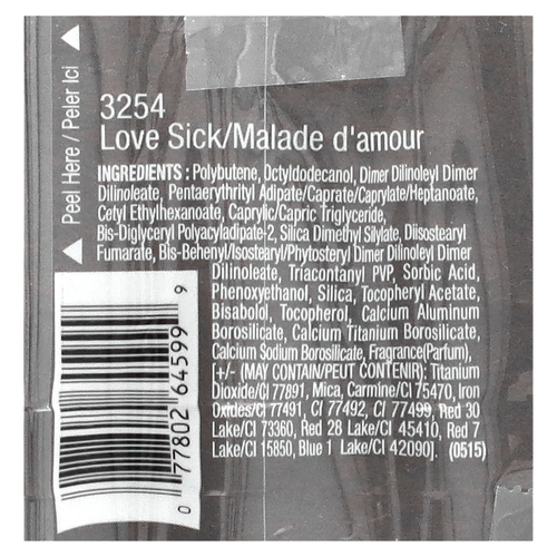 Black Radiance, Brilliant Effects, блеск для губ, оттенок 3254 Love Sick, 6,7 мл (0,23 жидк. унции)