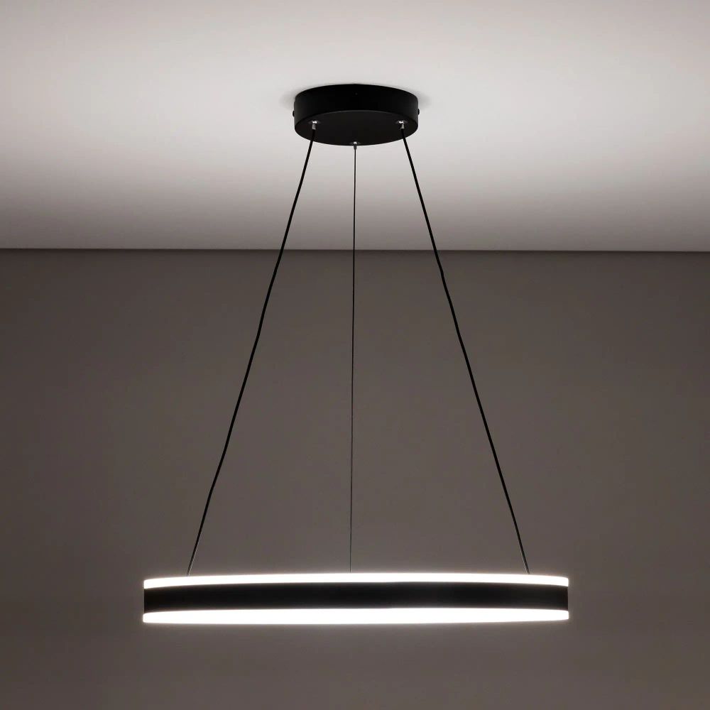 Citilux Дуэт CL719501 LED Люстра подвесная с пультом Чёрная