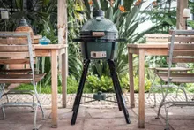 Керамический гриль Big Green Egg MiniMax, 33 см, на высокой подставке