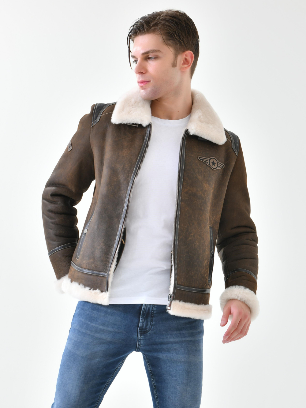 Дубленка мужская