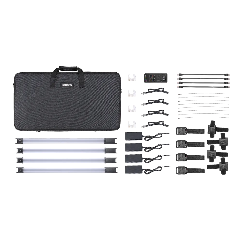 Комплект светодиодных осветителей Godox TL60*4 kit для видеосъемки