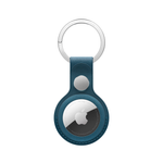 Тканевый брелок с заводным кольцом Apple FineWoven Key Ring для AirTag, Pacific Blue (Тихоокеанский синий)