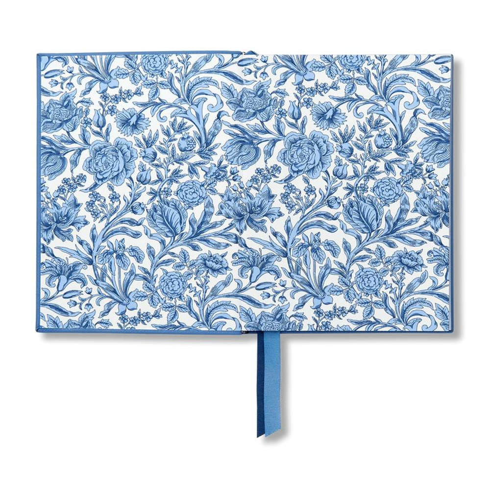 Smythson Блокнот Soho Notebook in Panama Stars Navy