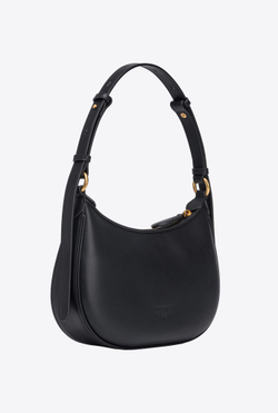 MINI LOVE BAG HALF MOON SIMPLY - black