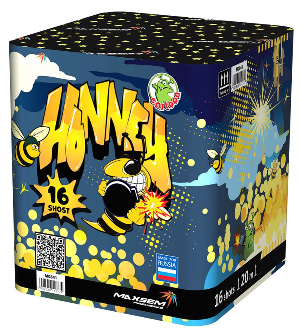 Батарея салютов M0841 16 залпов * 0.8"  1/24