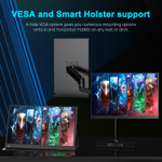 17.3" Портативный монитор с магнитным чехлом Ugame J7 2K IPS 2560х1440, 144 Гц