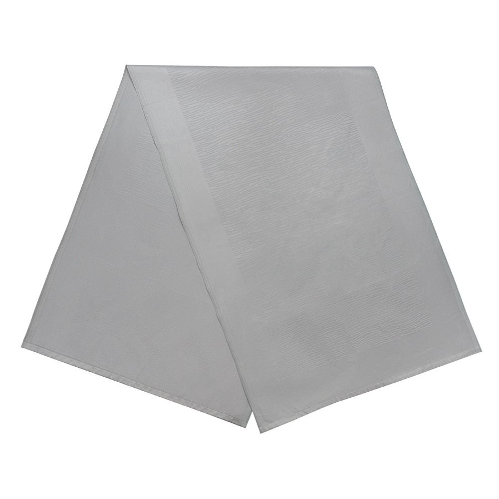 Дорожка на стол 53x150 Tkano Essential жаккардовая серая
