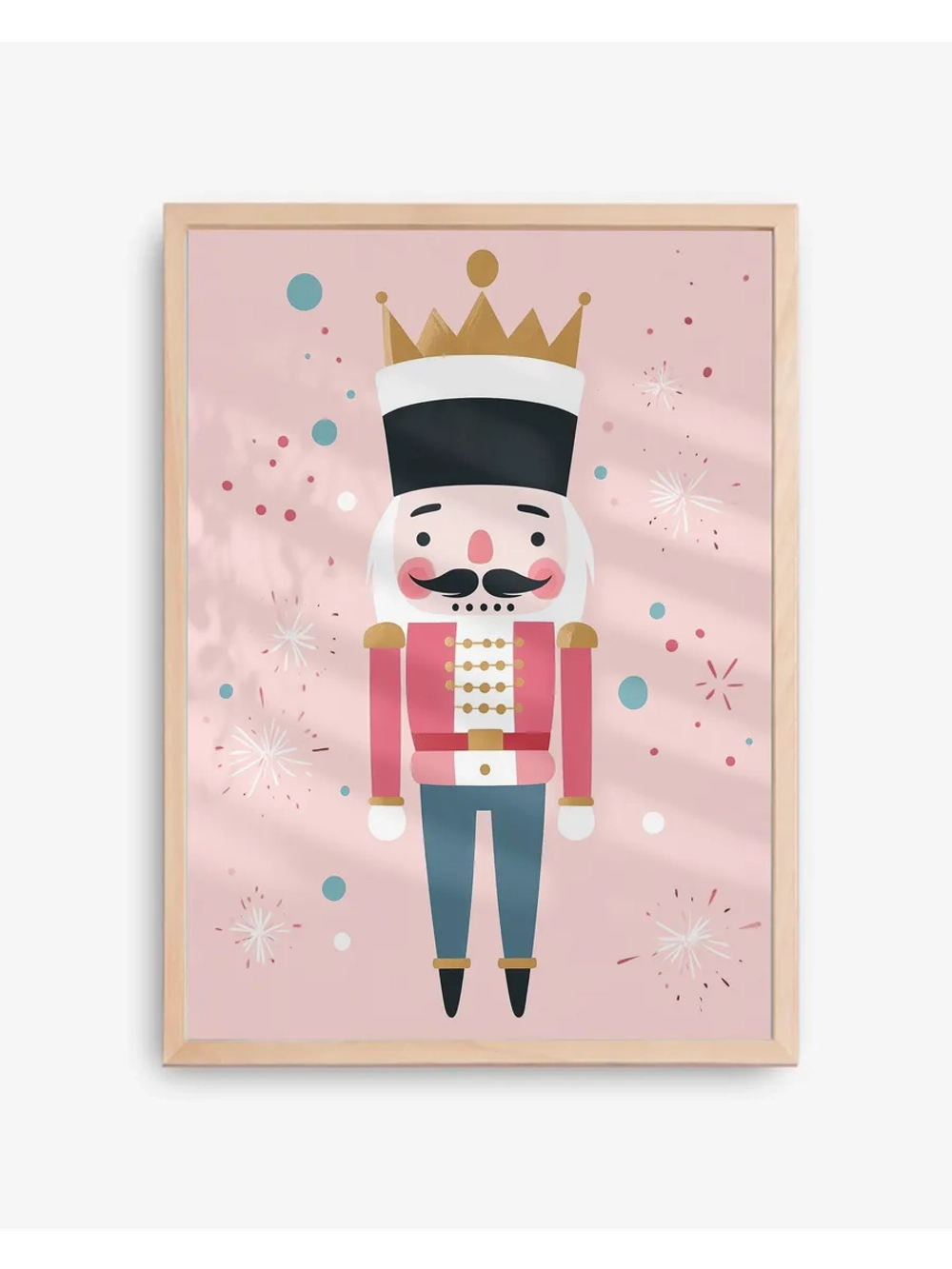 Постер новогодний 30х40 см декор на стену