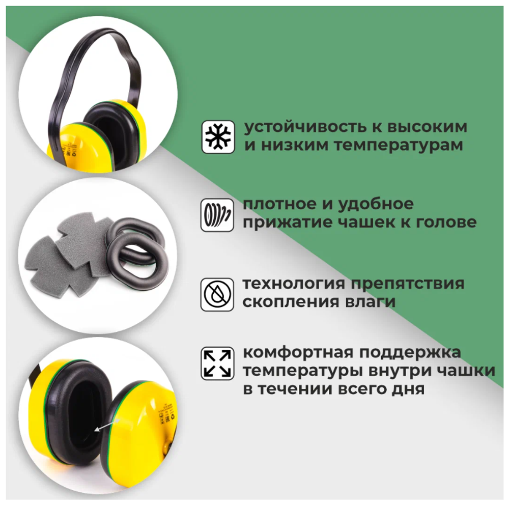 НАУШНИКИ ЗАЩИТНЫЕ СОМ3-1 ЯГУАР