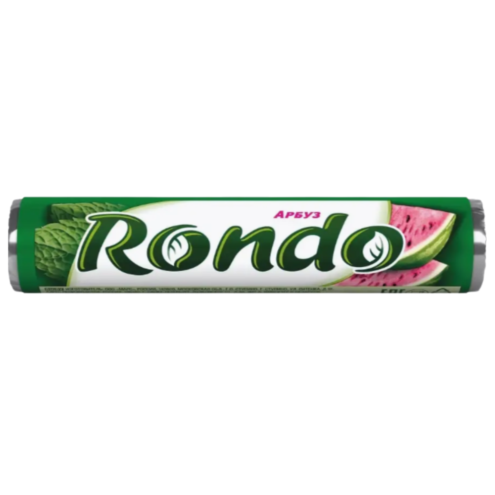 Освежающие конфеты Rondo Арбуз-Ментол 30 гр
