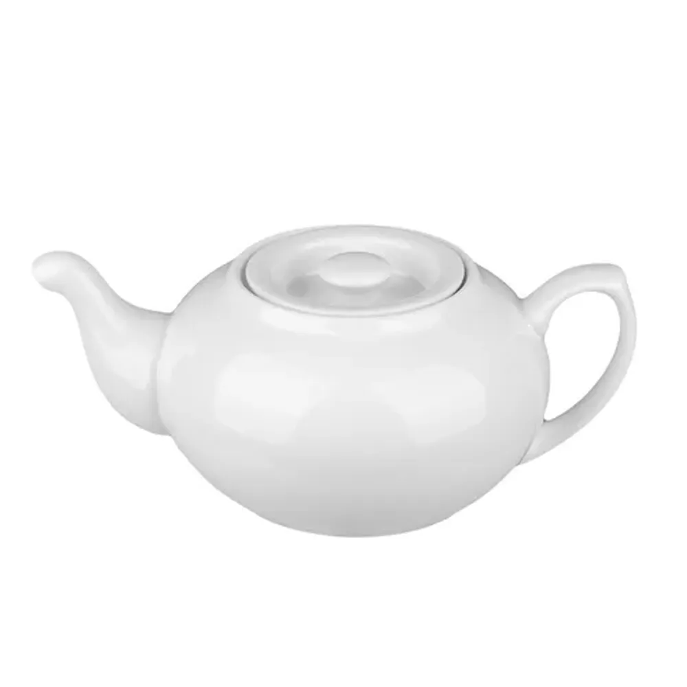 Чайник 670 мл d 14 см h8,5 см белый фарфор NEW P.L. Proff Cuisine [1]