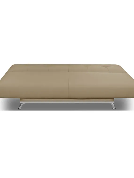 Диван «Манго 2», обивка «нео латтэ», подушки «нео шоколад»