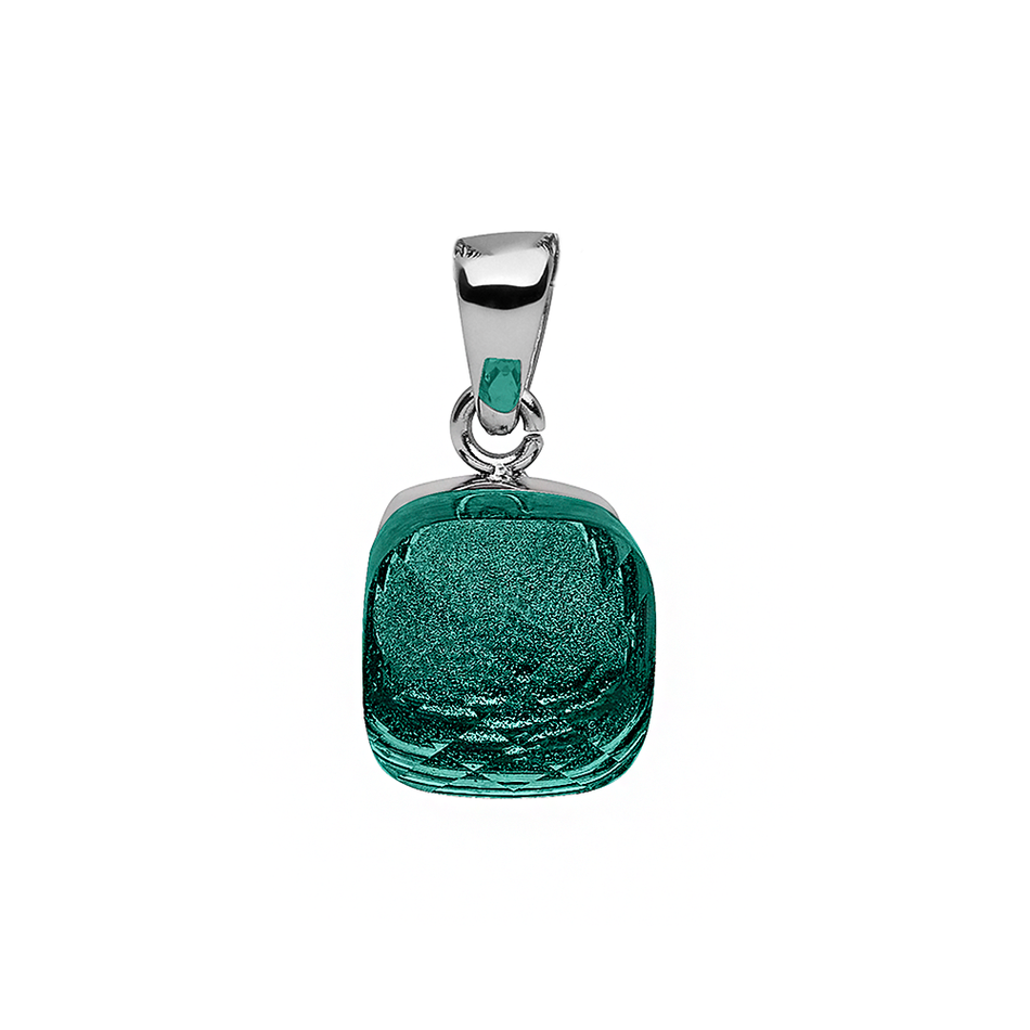 Кулон Qudo Firenze emerald 400093 G/S