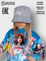 Панама с принтом аниме