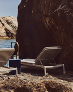 Алюминиевый шезлонг Marcona окрашенный в белый цвет