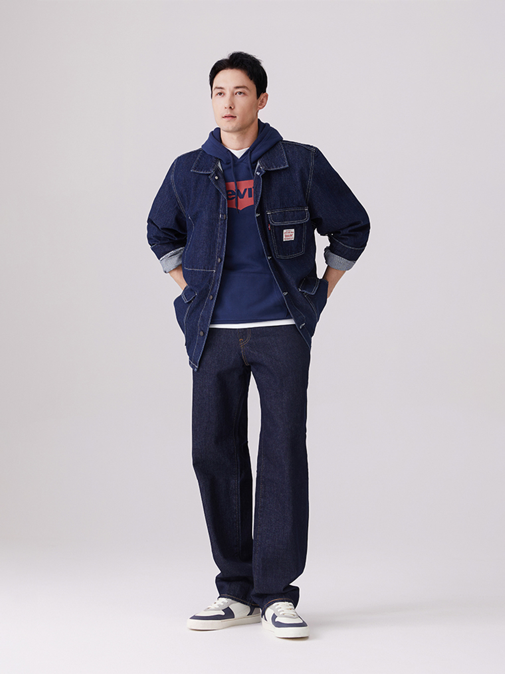 Мужские свободные прямые джинсы Levi's 568 Stay Loose 29037-0078