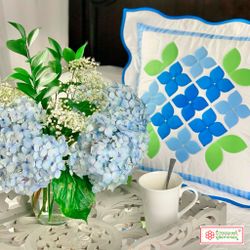 Шаблон для стежки  и аппликации "Лепесточки" (арт. T45)