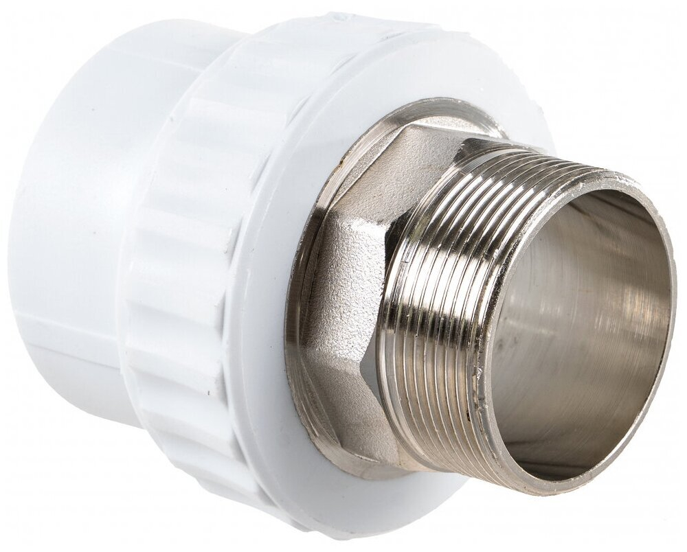 Муфта комбинированная полипропиленовая DN 63 х 2" Наружная резьба Valfex, 10135063 упак. 1шт