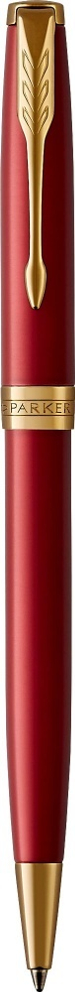 Шариковая ручка Parker Sonnet , Lacquer Intense Red GT, стержень: M, цвет чернил: black , в подарочной упаковке