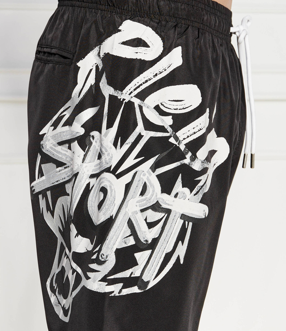 Шорты для плавания Plein Sport - черный(PS24MBL02)