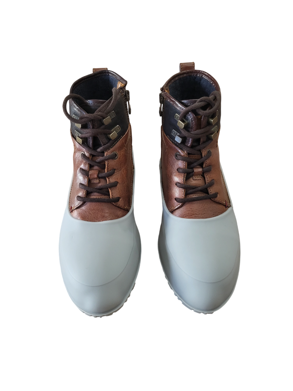 Галоши закрытые светло-серые