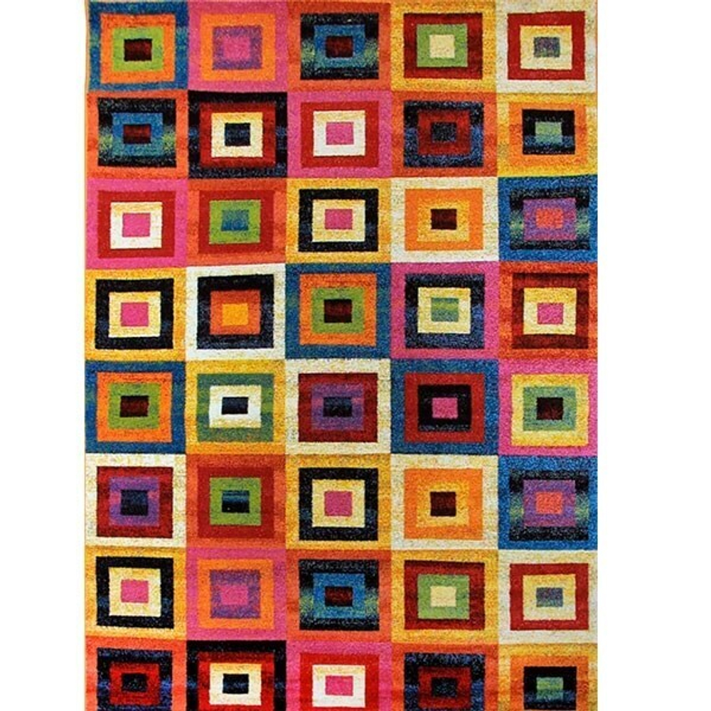 Ковер 2786 - MULTICOLOR - Прямоугольник - коллекция CRYSTAL 0,8*1,5м Color