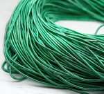 КМ006НН1 Канитель гладкая матовая, цвет: зеленый, размер: 1 мм, 5 гр.