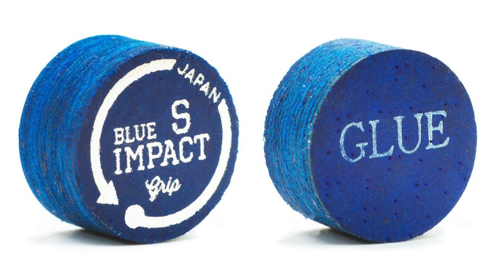 Наклейка для кия "Navigator Blue Impact" (S) 14мм