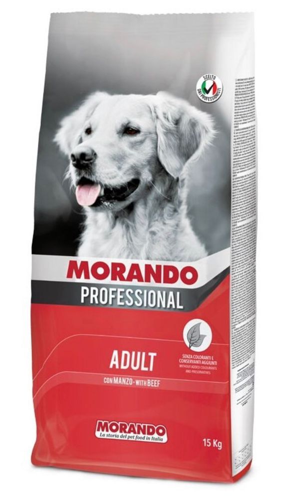 Morando Professional Cane сухой корм для взрослых собак с говядиной, 4 кг