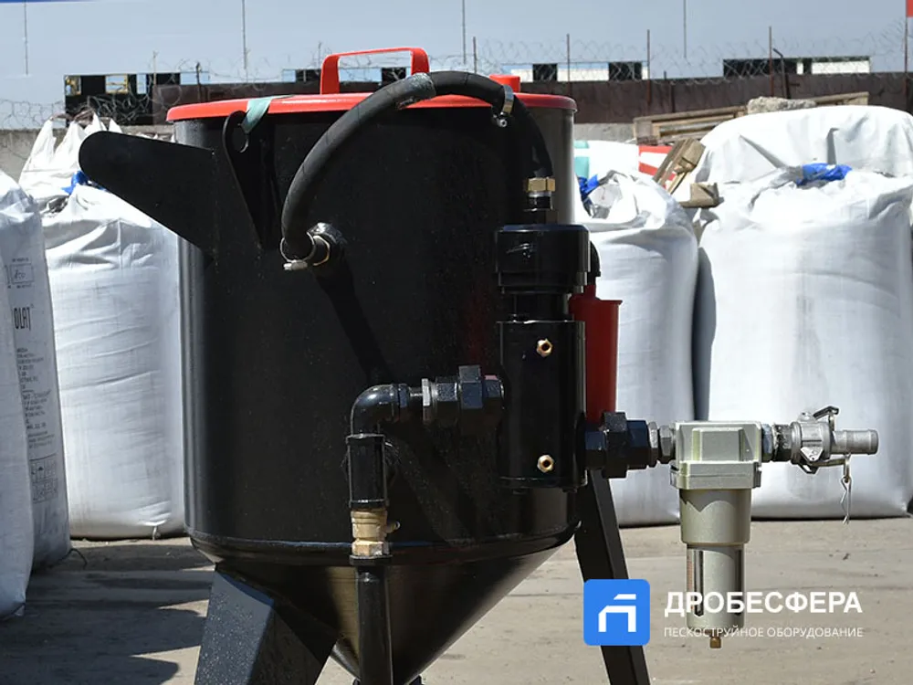 Дробеструйный аппарат PST-PS-75-3 с рукавом TWIN 20 метров