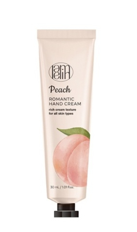 Lamelin Крем для рук c экстрактом персика Romantic Hand Cream Peach (30 мл)