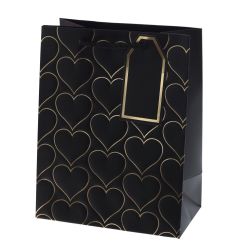 GAEM Пакет подарочный S (бумага 210г/м2, блок 12шт), L18 W10 H23 см, 4в.