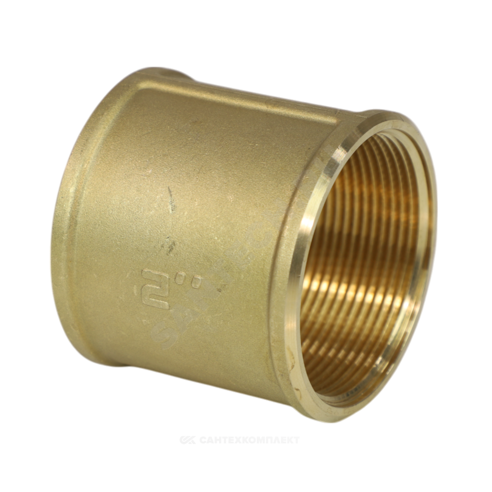 Муфта латунь Ду 20 (3/4") ВР/ВР LD LD.65.502.20