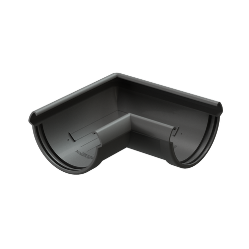 Угловой элемент желоба 90°  Графит LUX