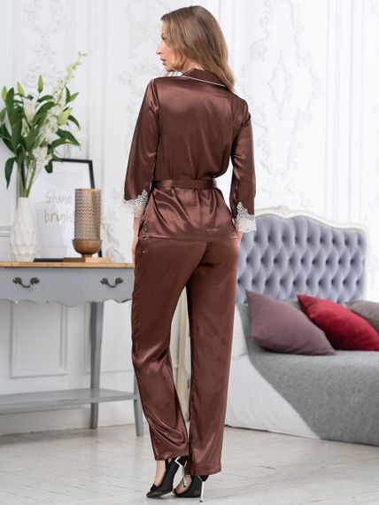 Комплект шелковый с брюками Mia-Amore MARILIN Мэрилин 3156