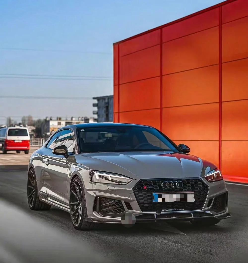 Карбоновый обвес для Audi RS5 2016-2018+ Ауди бампер диффузор губа юбки спойлер