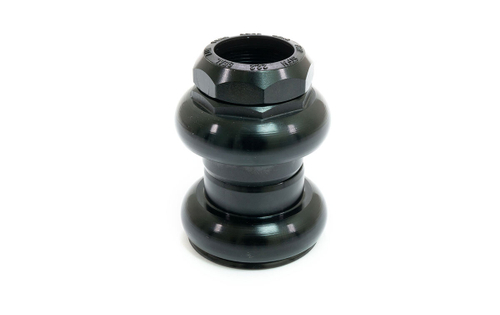 Рулевая колонка FIRST, 1", резьбовая, EC 29/25,4-24tpi  EC 29/27, подшипники 5/32"x16- 2шт, высота 36.8мм, черная