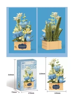 Конструктор Цветы Летняя композиция 332 детали