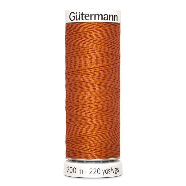 Нитки универсальные Gutermann Sew-all 100 (200 метров), 5 кат. | 982 св.рыжий