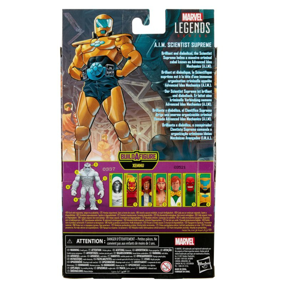Marvel Legends Build a Figure - Фигурка суперзлодеев 15 см AIM Scientist Supreme F2802