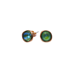 Серьги-пусеты Fiore Luna Silky Sage Delite A1909.16 BL/RG