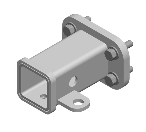 Адаптер фаркопа под квадратное отверстие US-2 (50х50) 4отв. (85х45)мм, под болт М10 Автос.Z2-13