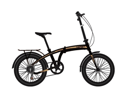 Велосипед Katran (22) HORST черный/бежевый