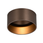 Светильник встраиваемый MUNICH под лампу GU10,  цвет шлифованная темная бронза,  D88xH92, 3мм,  IP20