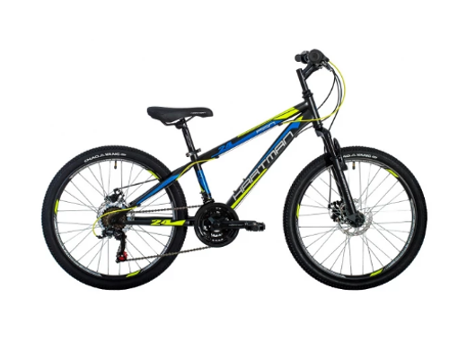 Велосипед Hartman 24" Fan Disk 6ск.Черно-оранжевый