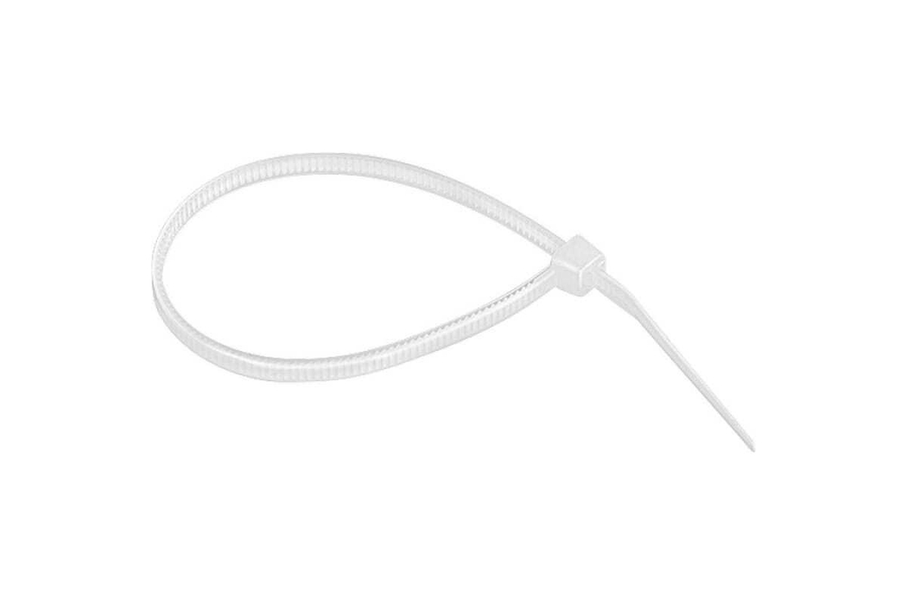 ХОМУТЫ СИБРТЕХ ПЛАСТИКОВЫЕ БЕЛЫЕ 160Х2,5ММ 100ШТ 45523