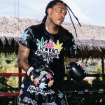 Боксёрские перчатки YOKKAO Khalifa Kush Boxing black