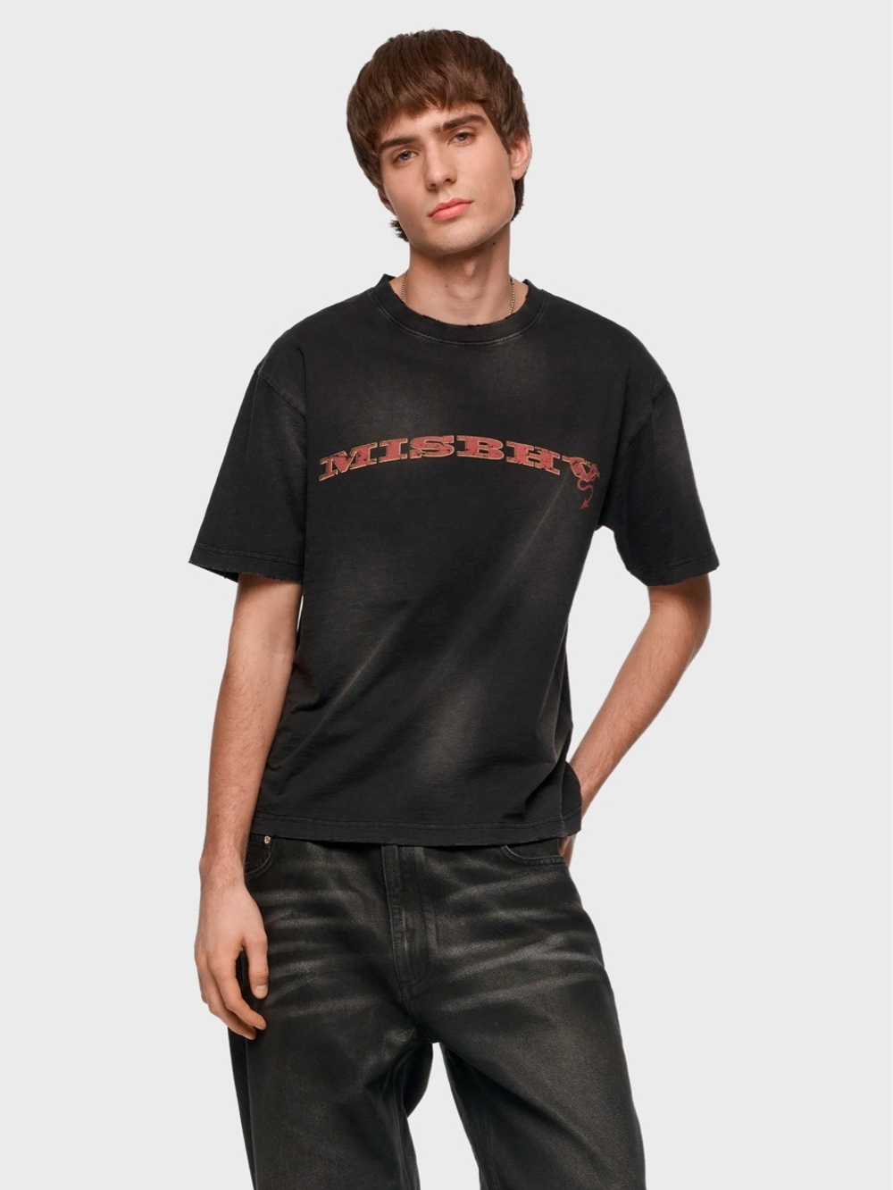 Футболка MISBHV Devil Fadded Grey