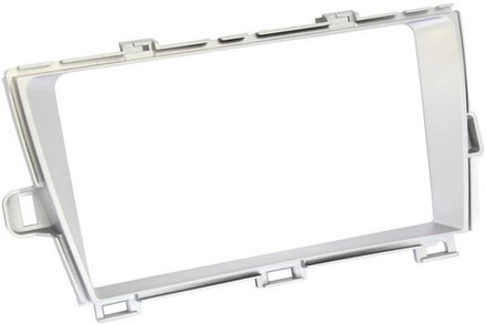 Магнитола для Toyota Prius 30 2009-2015 (левый руль, рамка серебро) - FarCar DX9-9539LS монитор 9" IPS на Android 13, 4+64Гб, CarPlay