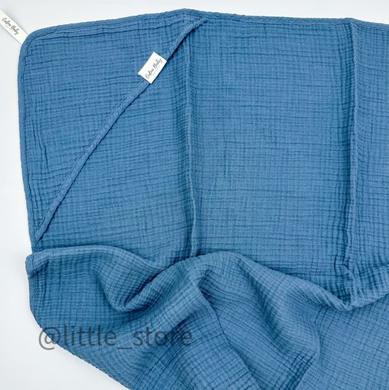 Полотенце из муслина, Синий